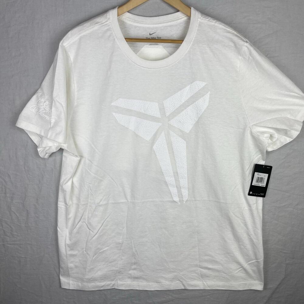 Kobe Bryant Shirt Mens White Halo Mamba Hf6453-100 Short Sleeve